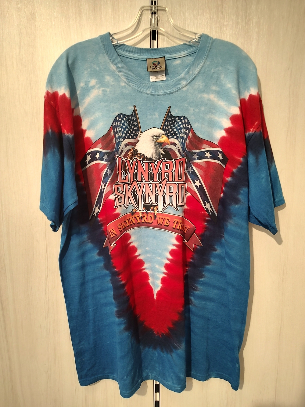 NWT Liquid Blue Lynyrd Skynyrd Eagle Vintage Shirt Size L